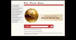 Desktop Screenshot of bronze-world.com